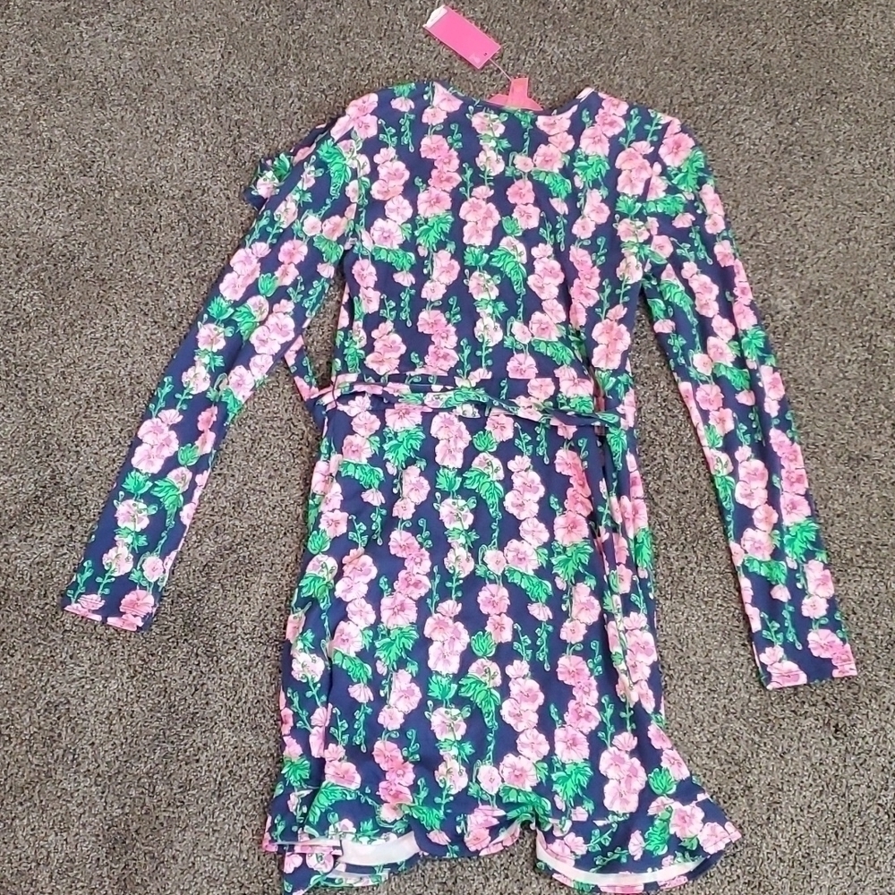 NWT Lilly Pulitzer Mirelle Romper De Vine Floral Dress sz XS - Picture 11 of 12